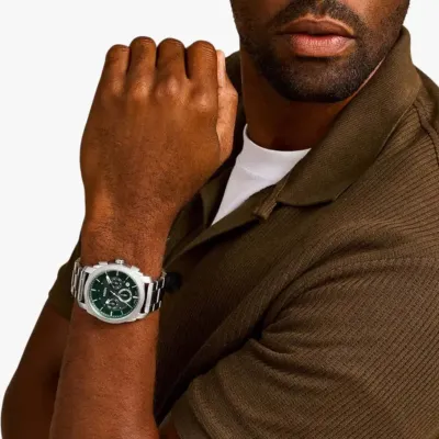 Fossil Machine chronograph watch with Stainless Steel Strap 